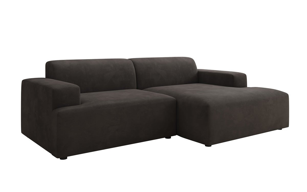 Designer Sofa Monza L in Samt
