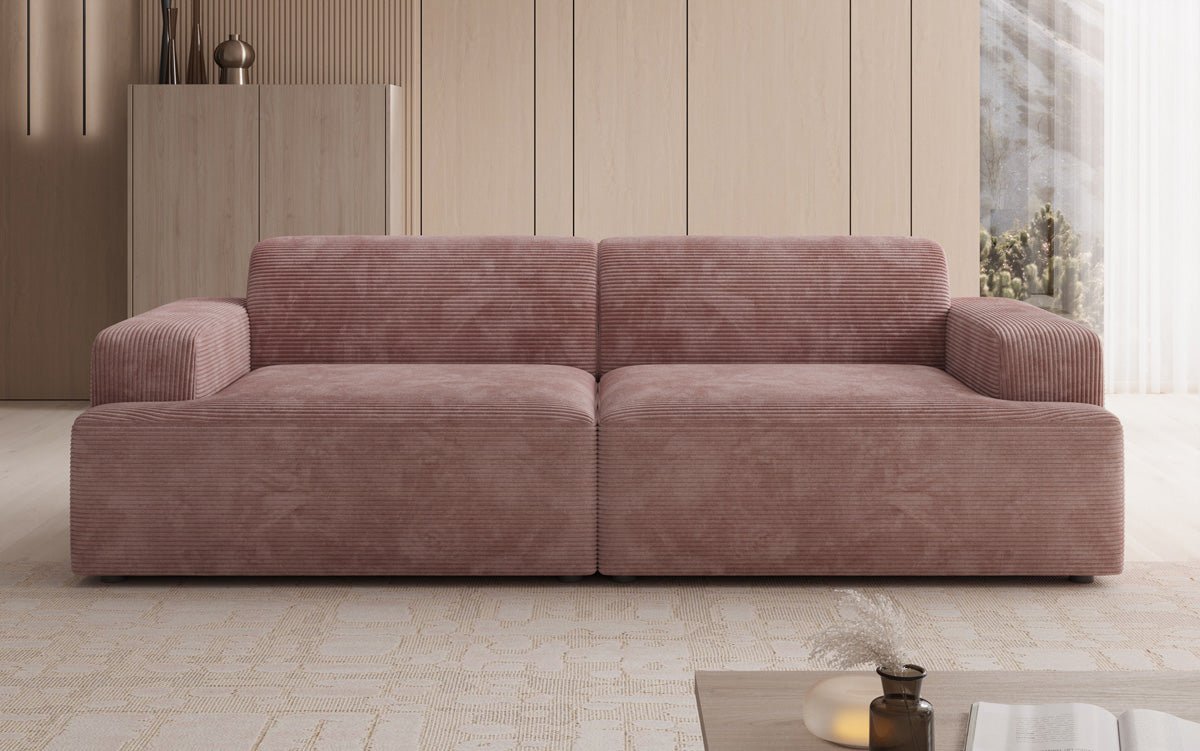 Designer 3 Sitzer Sofa Monza in Cord