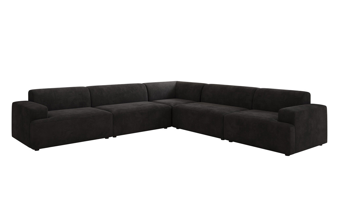 Designer Sofa Monza Wohnlandschaft L XXL in Cord