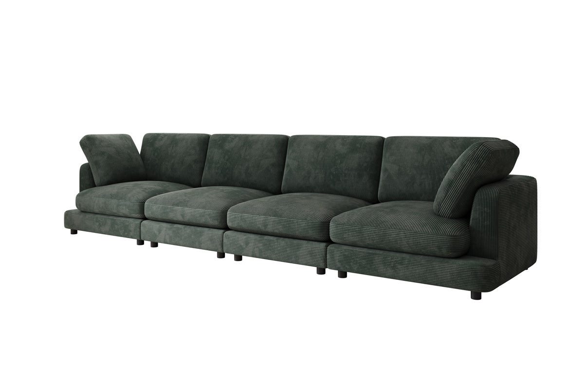 Designer 4 Sitzer Sofa Thalessa in Cord
