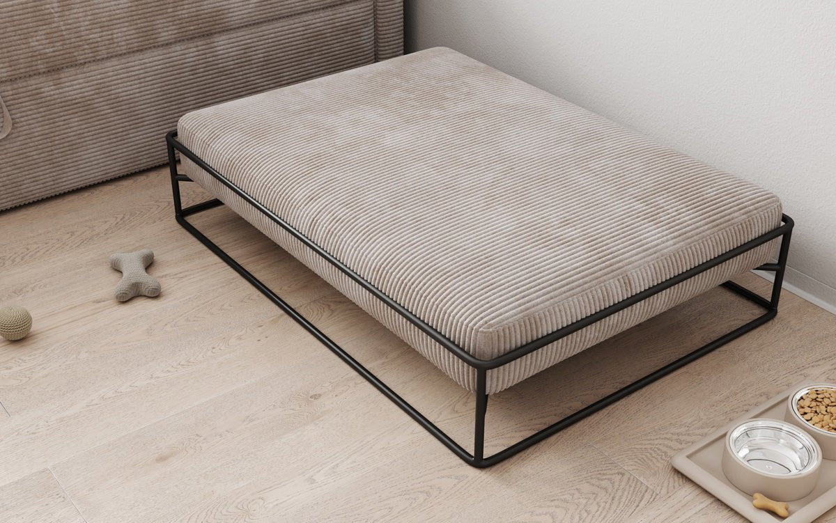 Hundebett Lumo 80 × 100 cm in Cord
