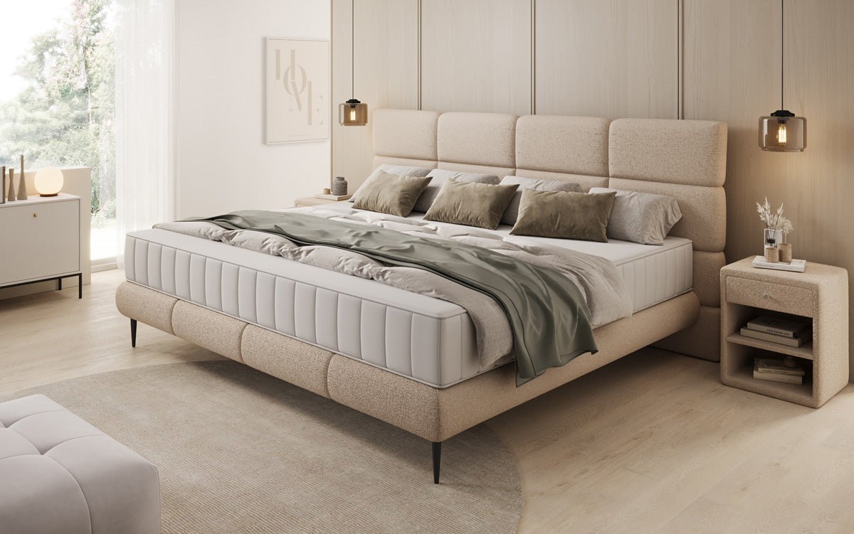 Familien Polsterbett Milano Bouclé in 220/240x200