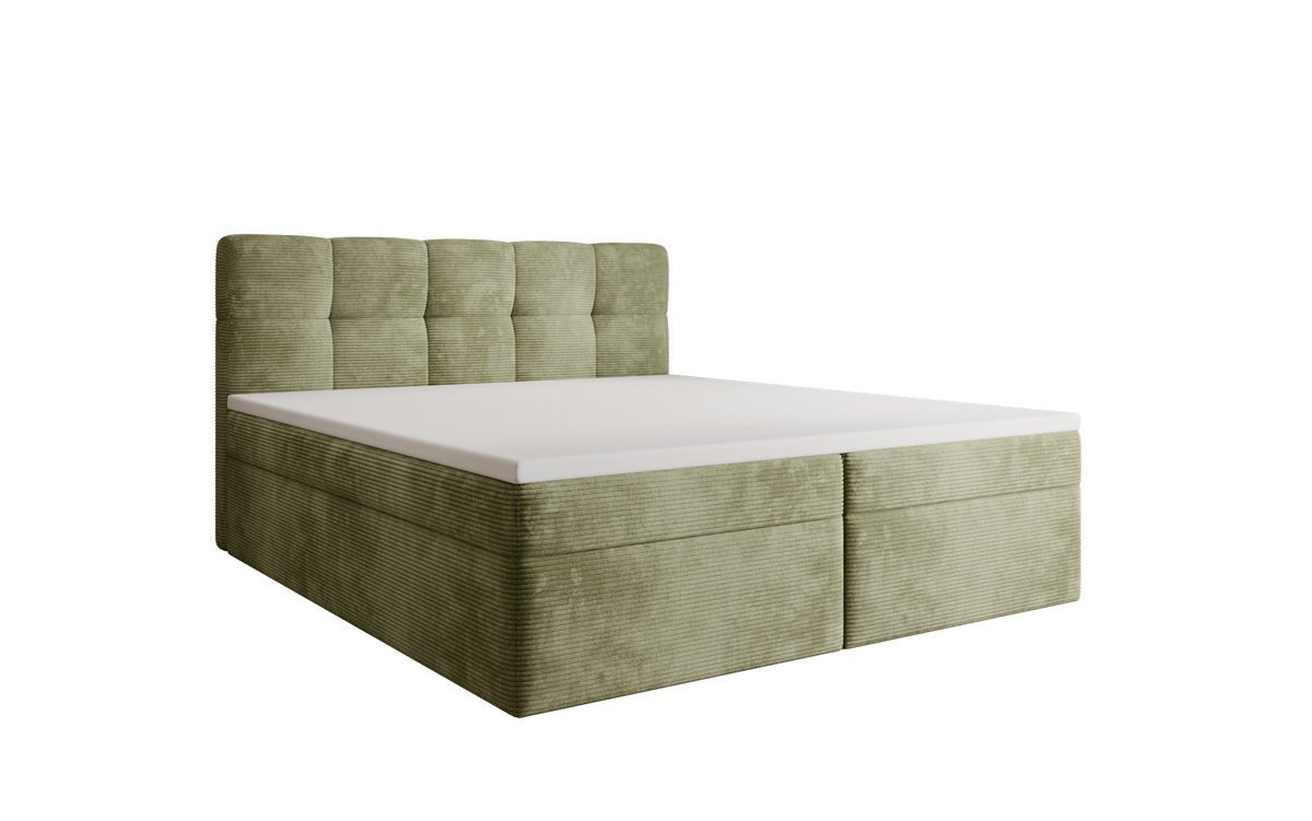 Boxspringbett Cozy II in Cord mit Stauraum