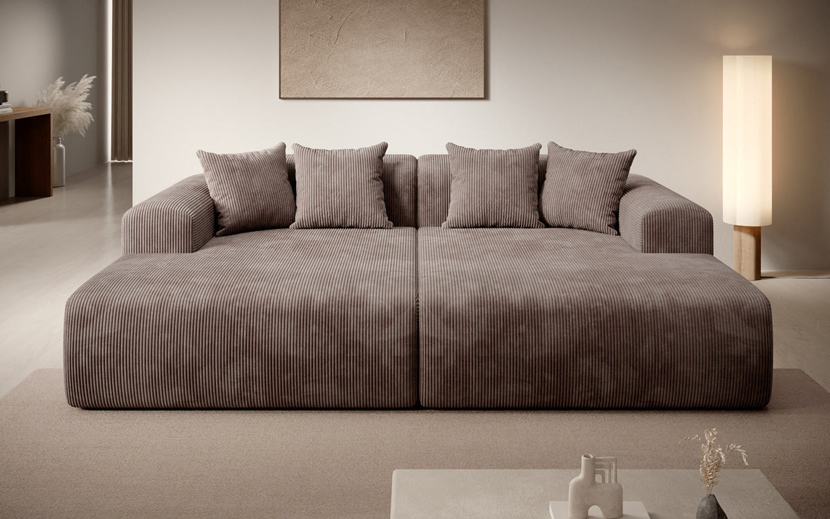 Designer Lounge-Sofa Shelly in Cord
