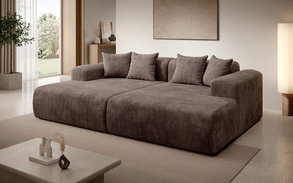 Designer Lounge-Sofa Shelly in Cord
