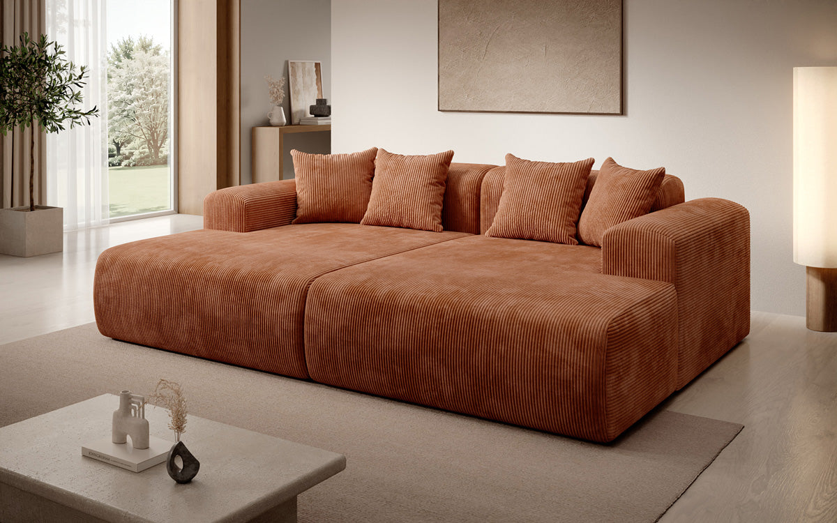 Designer Lounge-Sofa Shelly in Cord