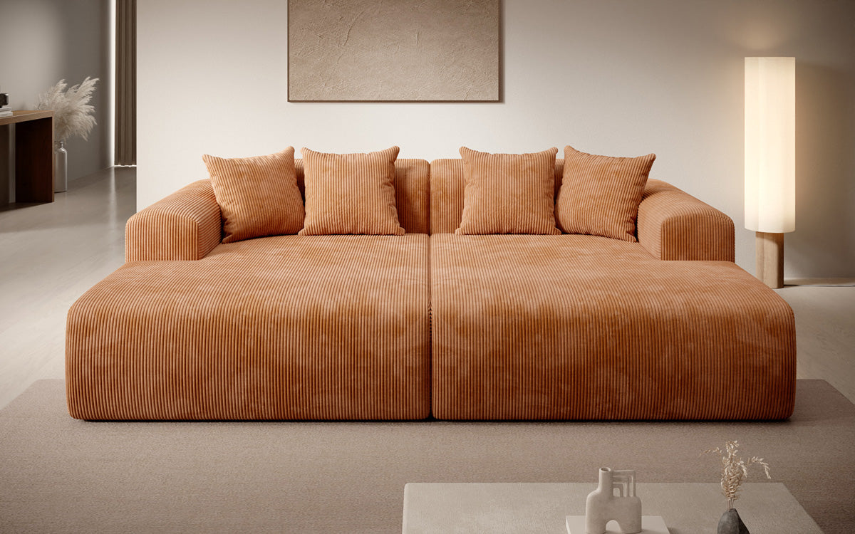 Designer Lounge-Sofa Shelly in Cord
