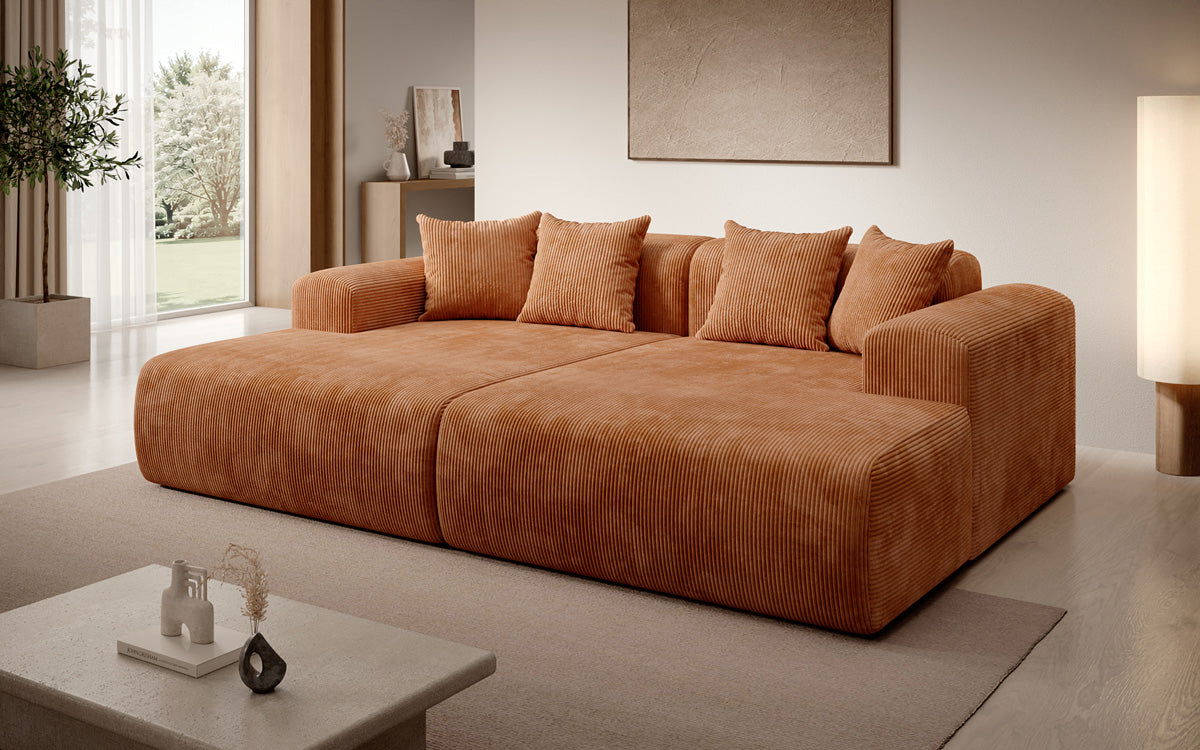 Designer Lounge-Sofa Shelly in Cord