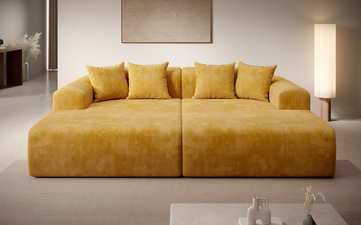 Designer Lounge-Sofa Shelly in Cord