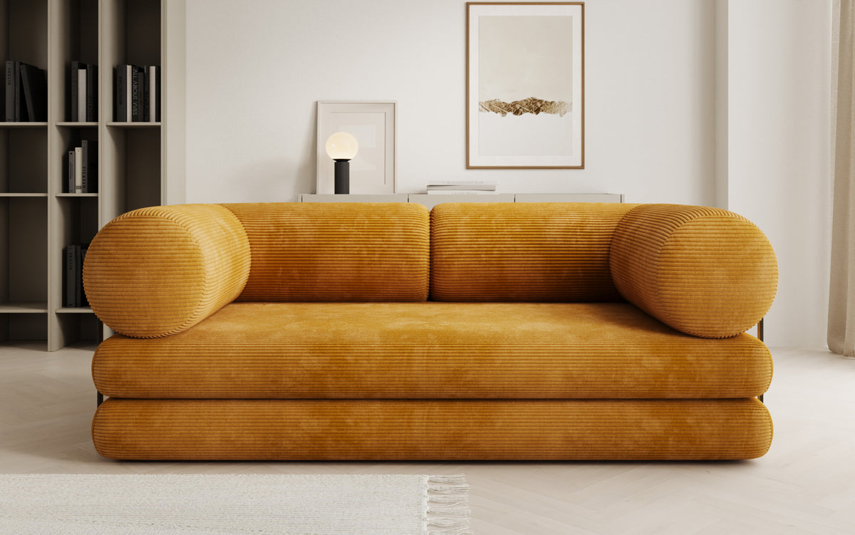 Designer Sofa Lazy Tube 3 Sitzer in Cord