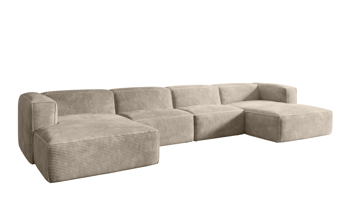Designer Sofa Comfy U in Cord