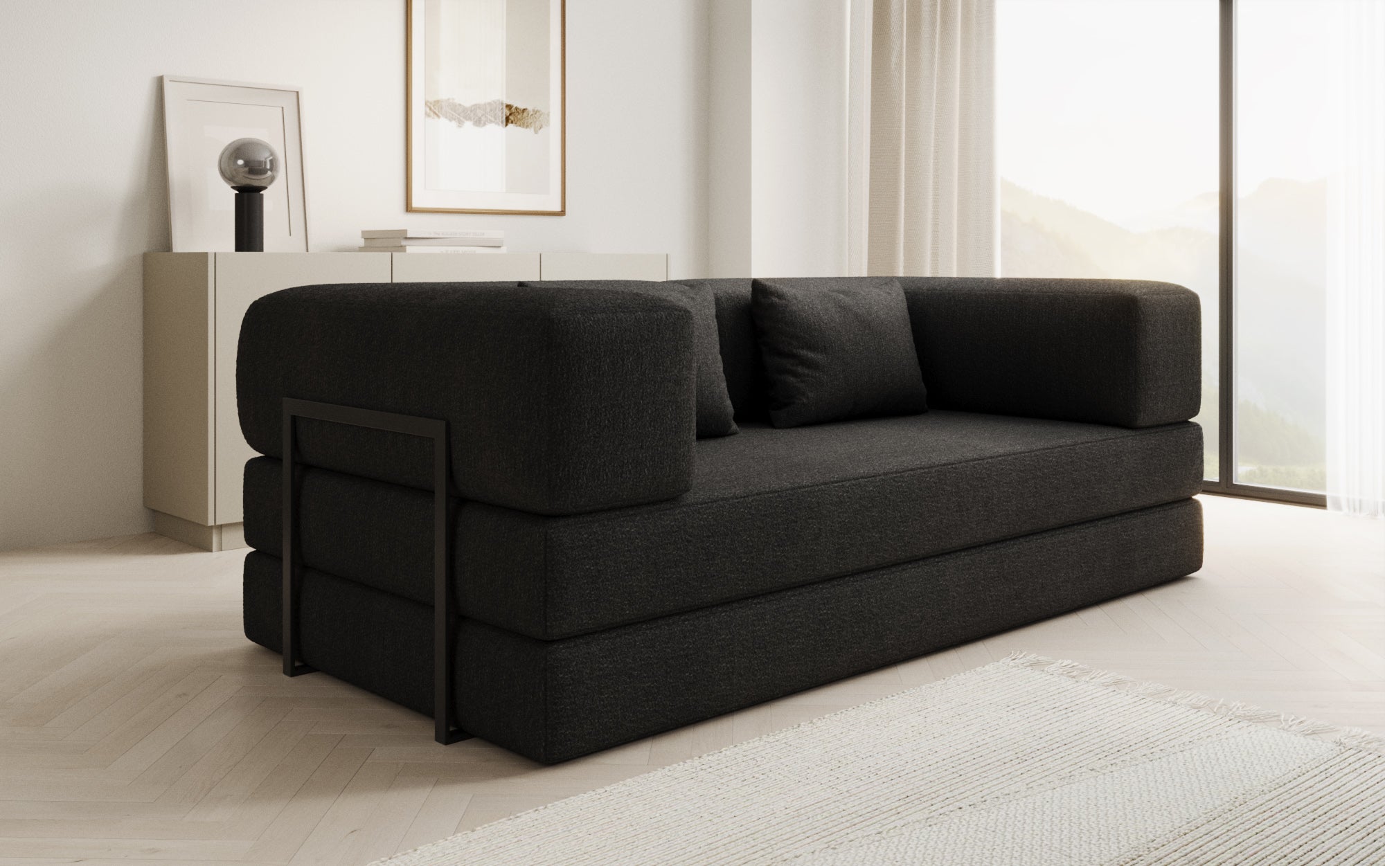 Extra cover for Lazy sofa in Bouclé