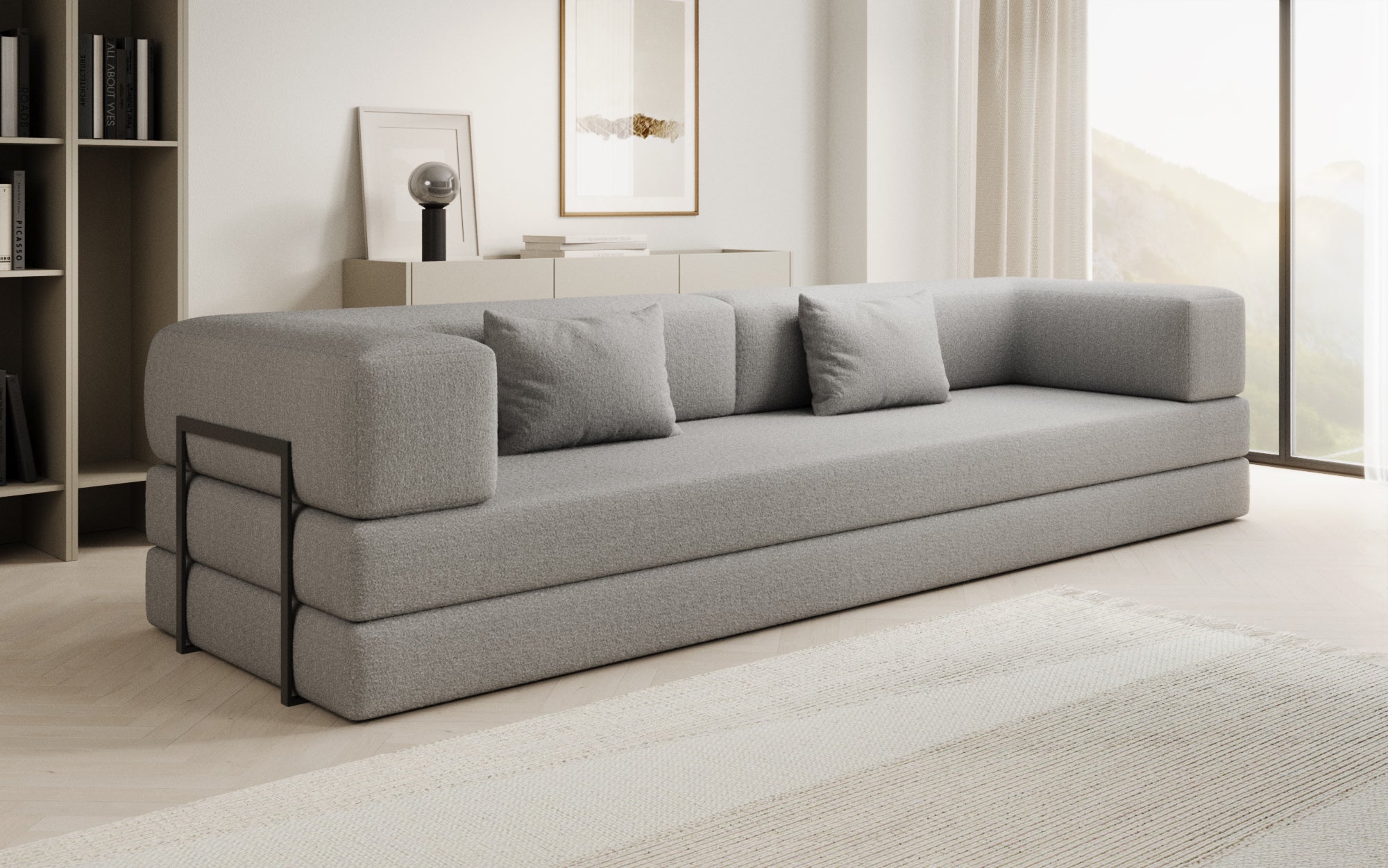Extra cover for Lazy sofa in Bouclé