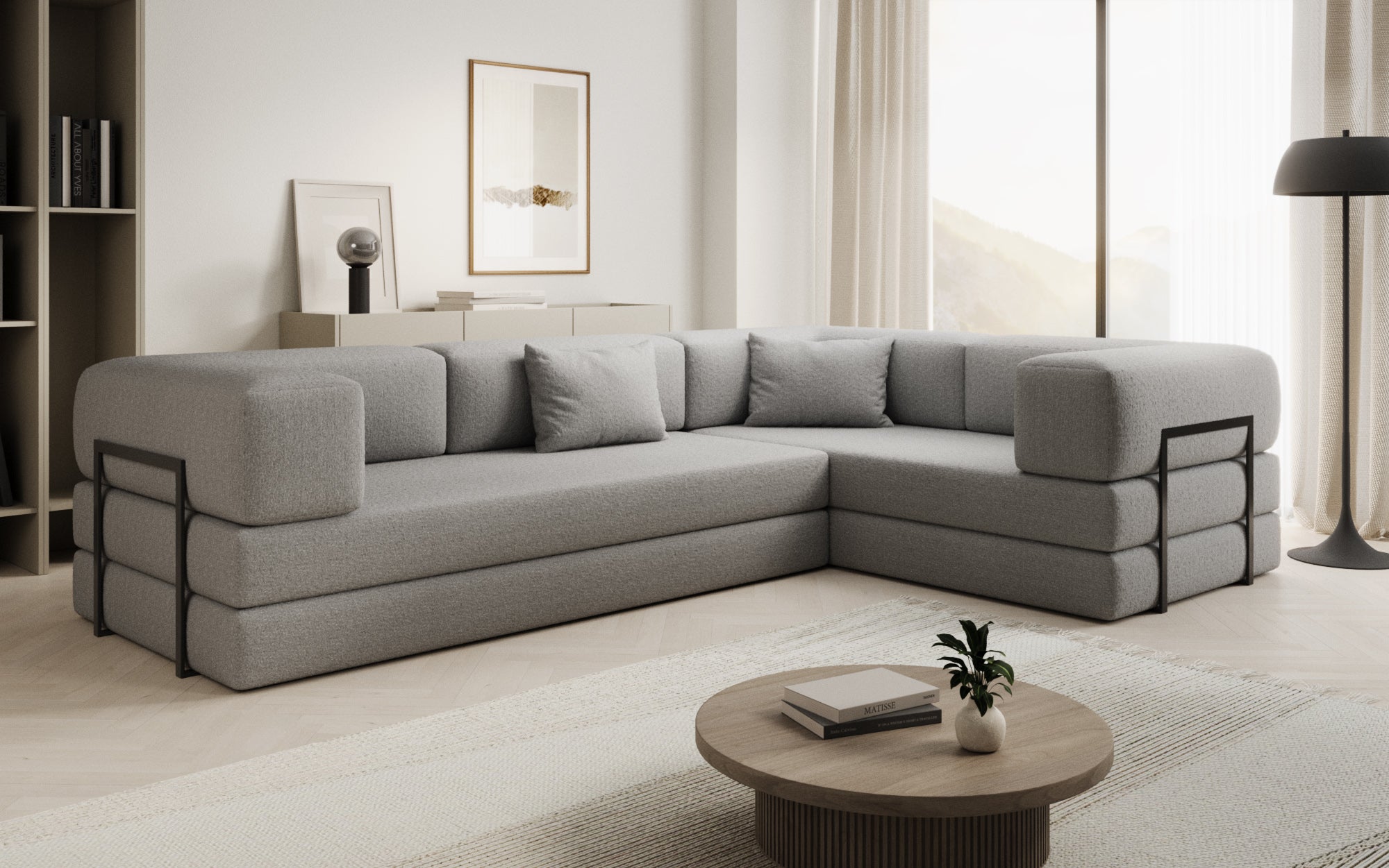 Extra cover for Lazy sofa in Bouclé
