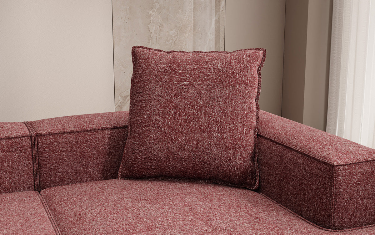 Zierkissen Lesley 60x60 in Strukturstoff
