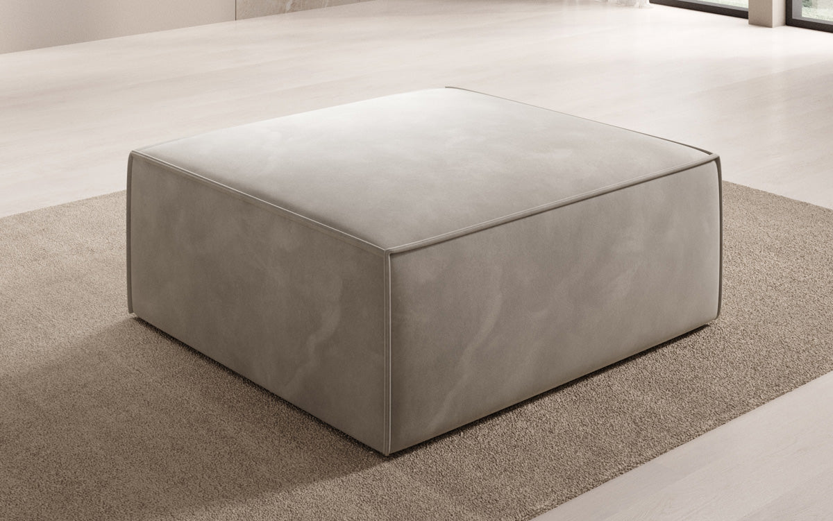 Tabouret d'appoint Lesley en Velours