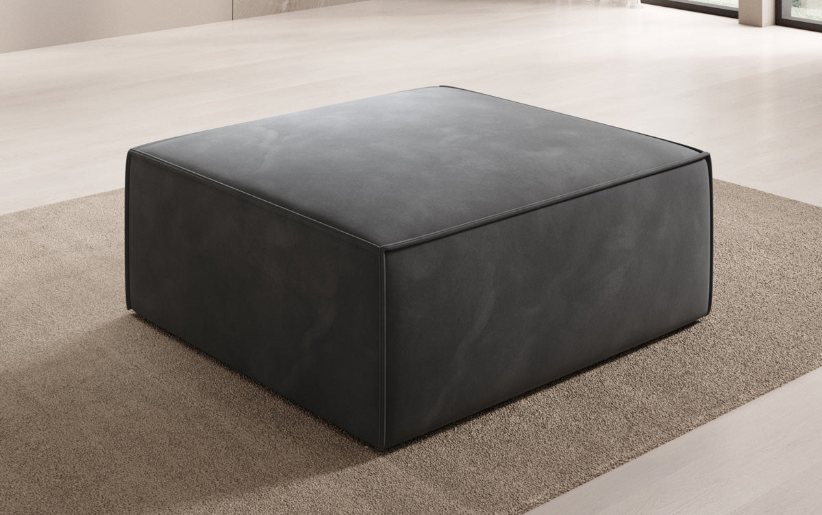 Tabouret d'appoint Lesley en Velours