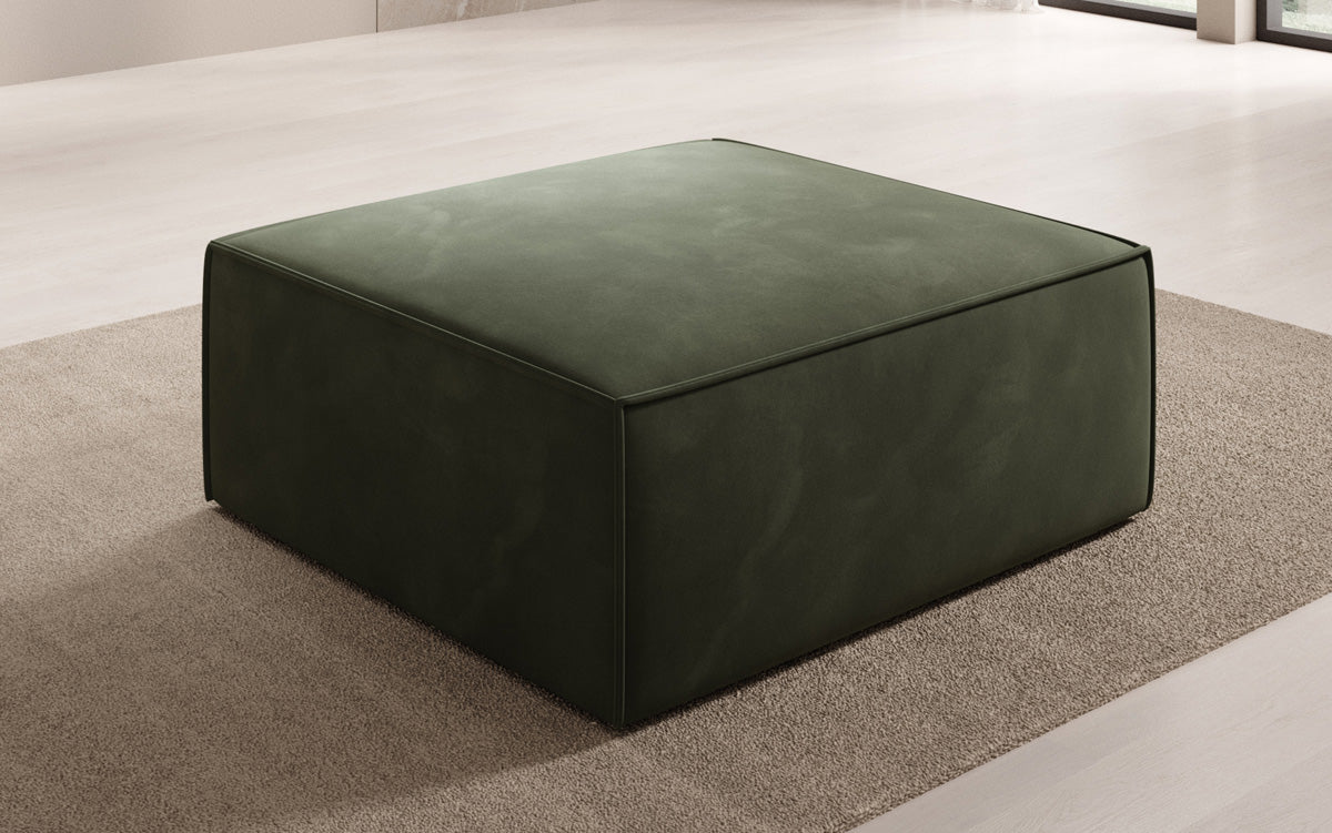 Tabouret d'appoint Lesley en Velours