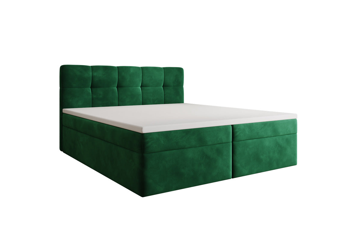 Boxspringbett Cozy II Samt mit Stauraum