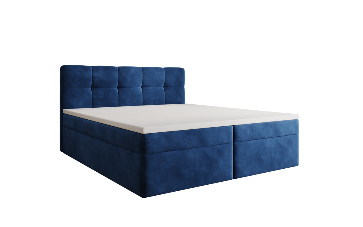 Boxspringbett Cozy II Samt mit Stauraum