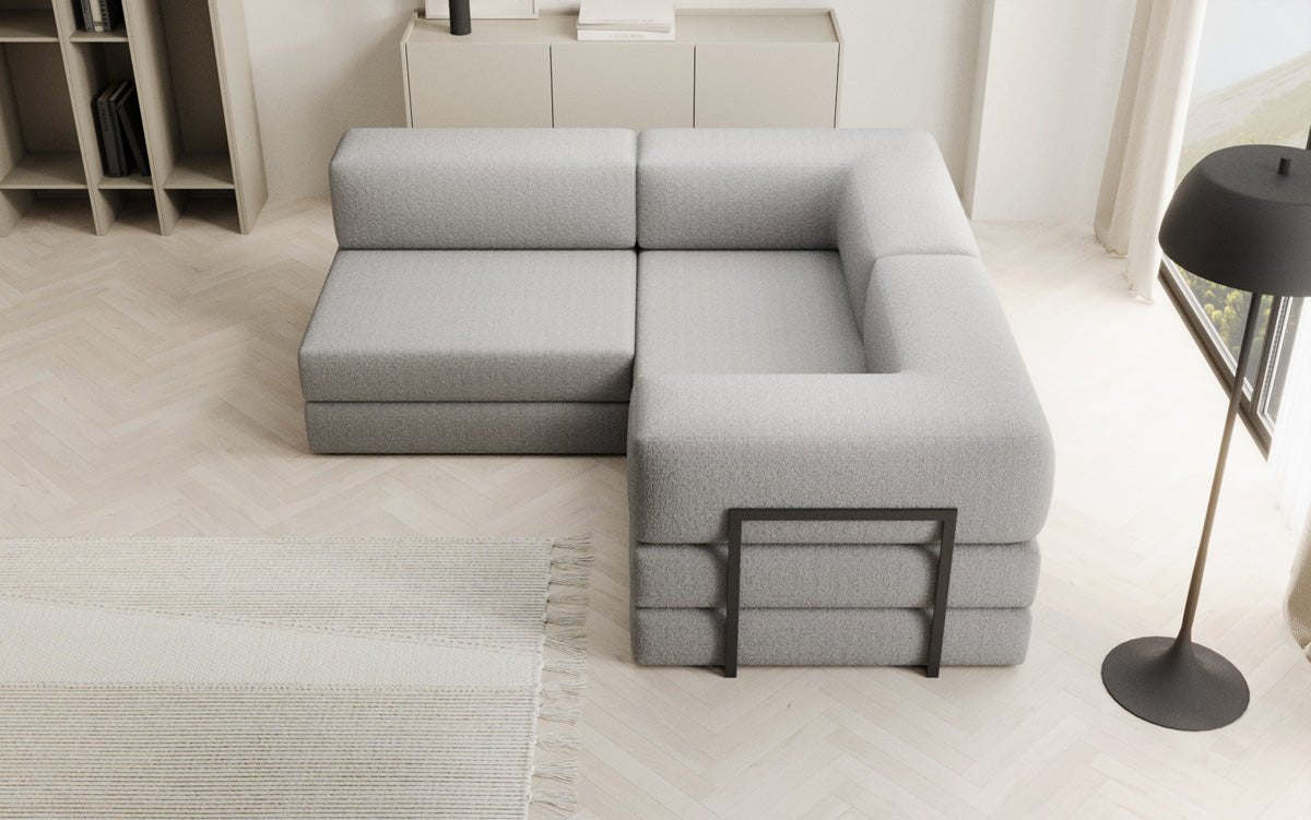 Designer Sofa Lazy L Mini in Bouclé