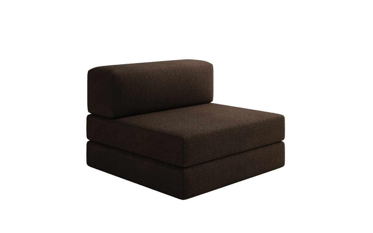 Designer Sofa Mittelmodul Lazy in Bouclé
