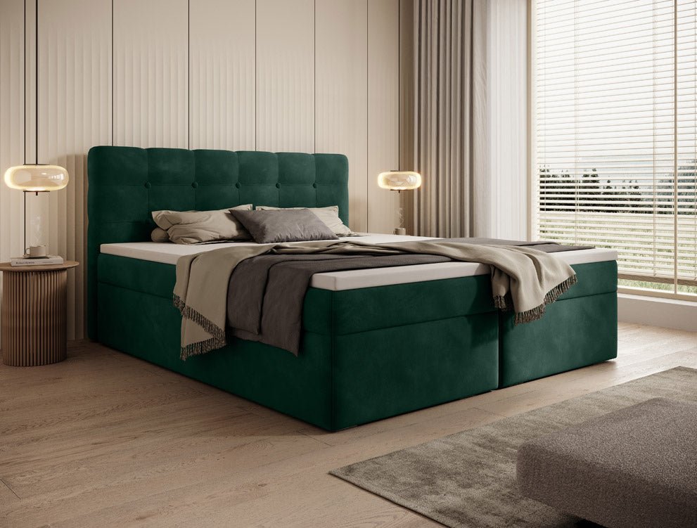 Boxspringbett Faro Samt mit Stauraum