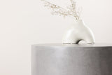 Garten Beistelltisch India - Ø60 aus Aluminium in der Farbe Grau