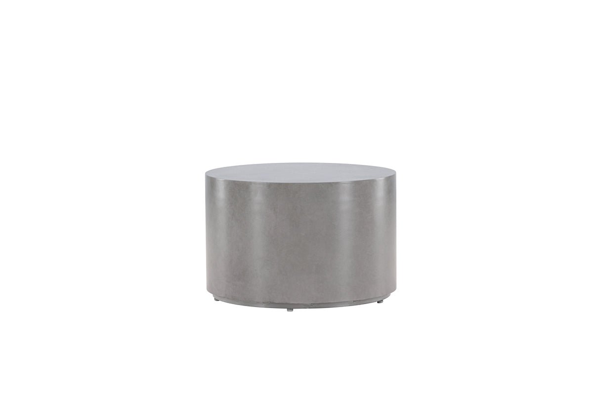 Garten Beistelltisch India - Ø60 aus Aluminium in der Farbe Grau