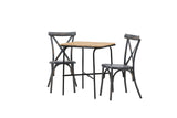 Garten Cafegruppe Living – 3-teiliges Gartenmöbel-Set mit Stühlen aus Aluminium