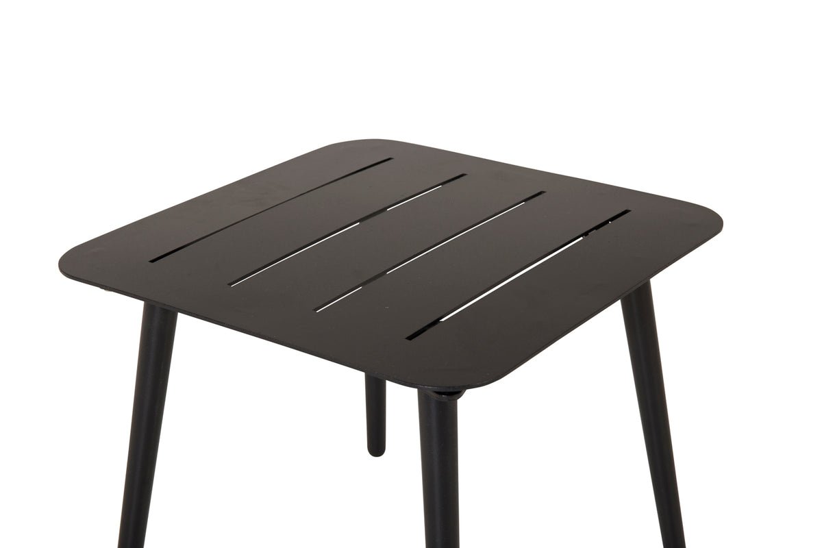 Garten-Couchtisch Dalia - Verfügbar in Schwarz und Beige/Aluminium