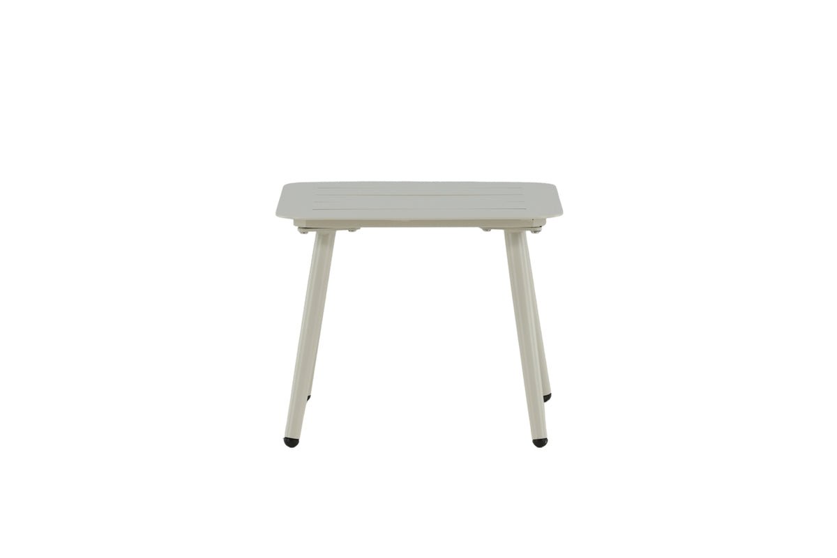 Garten-Couchtisch Dalia - Verfügbar in Schwarz und Beige/Aluminium