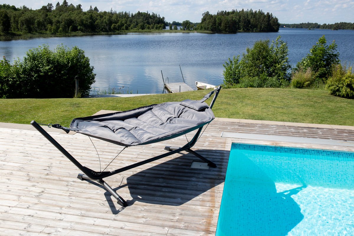 Garten Hängematte Sylva - für Garten & Terrasse in Schwarz