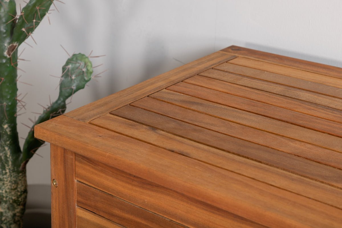 Garten Kissenbox Melissa - Aus Akazie in Natur-Optik
