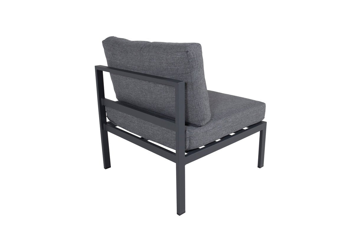 Garten Loungesessel Barbara – wetterfest aus Aluminium & Stoffkissen