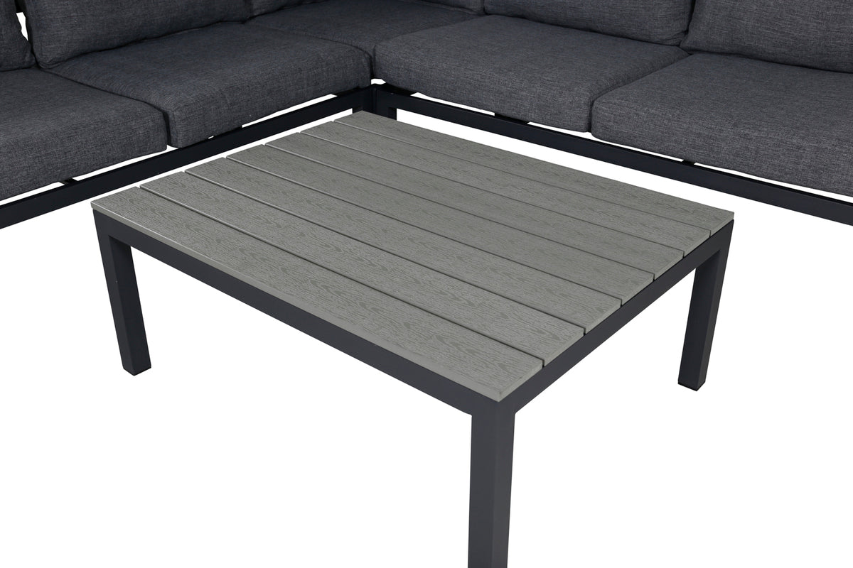 Garten Loungeset Anker – mit Ecksofa & Tisch, wetterfest