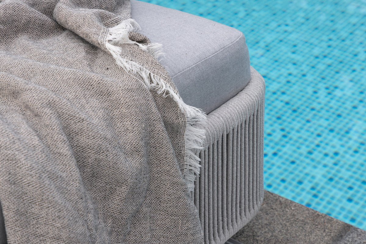 Garten Sonnenliege Mila - aus Polyester/Metall