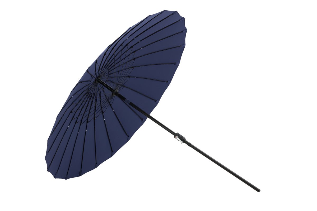 Garten Sonnenschirm Palma – Ø270 cm verfügbar in Weiß, Schwarz, Grau und Blau