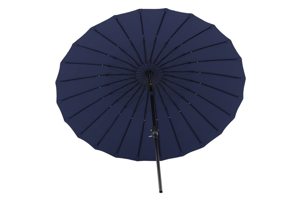 Garten Sonnenschirm Palma – Ø270 cm verfügbar in Weiß, Schwarz, Grau und Blau