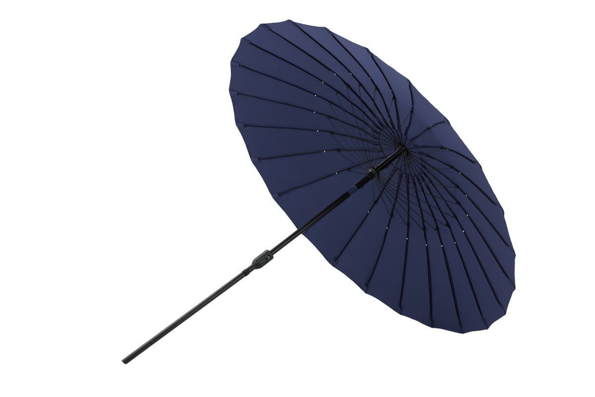 Garten Sonnenschirm Palma – Ø270 cm verfügbar in Weiß, Schwarz, Grau und Blau