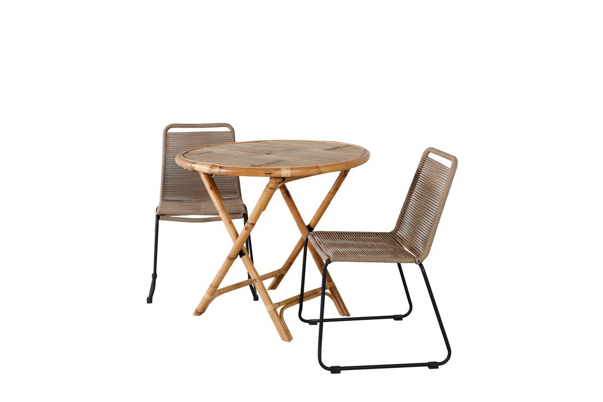 Gartentisch Manori - ein Cafétisch aus Bambus