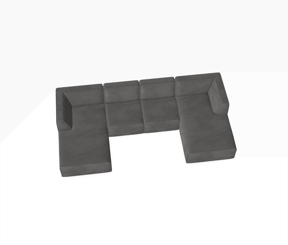 Modulares Sofa Hugg - Deine Wunschkonfiguration M_HCA07D