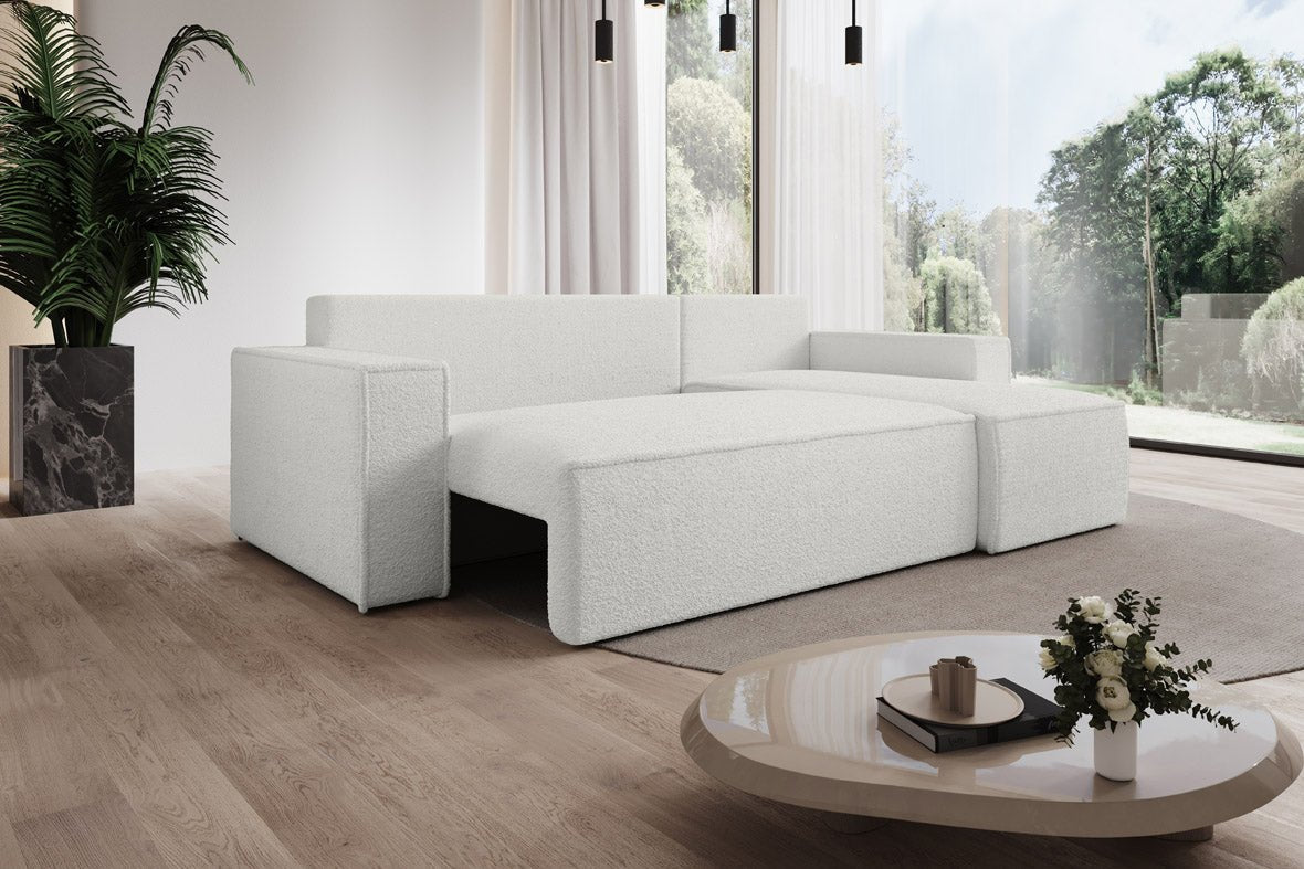 Designer Sofa Lorenzo Schlaffunktion und Stauraum aus Frrotte
