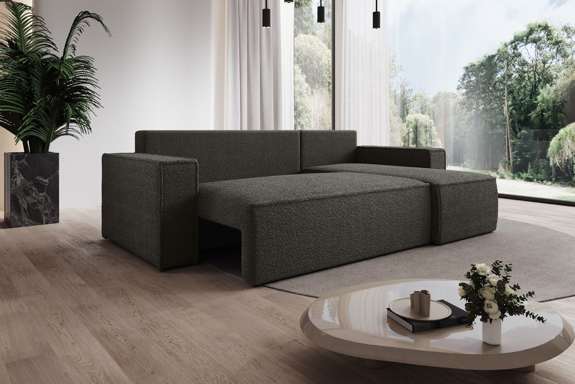 Designer Sofa Lorenzo Schlaffunktion und Stauraum aus Frrotte