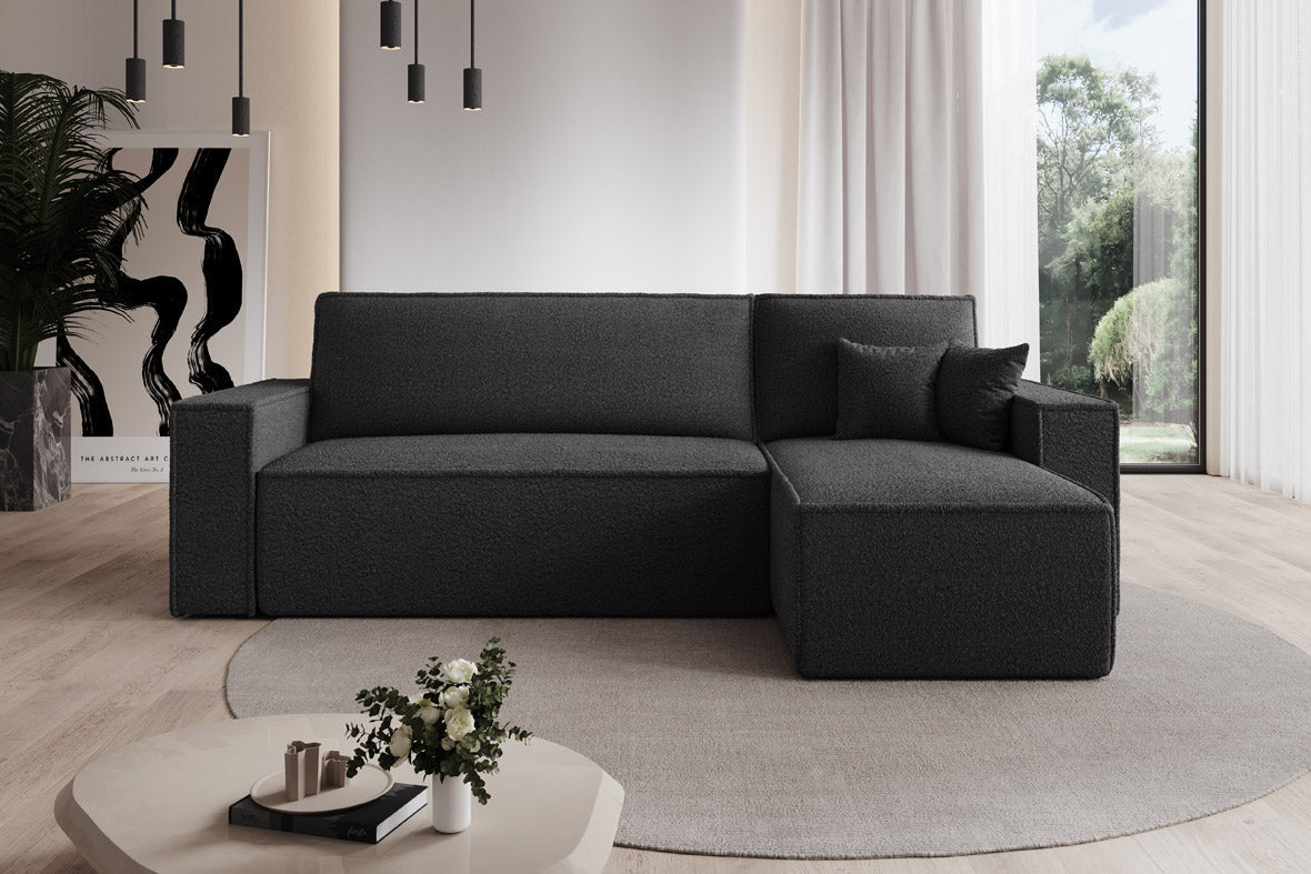 Designer Sofa Lorenzo Schlaffunktion und Stauraum aus Frrotte