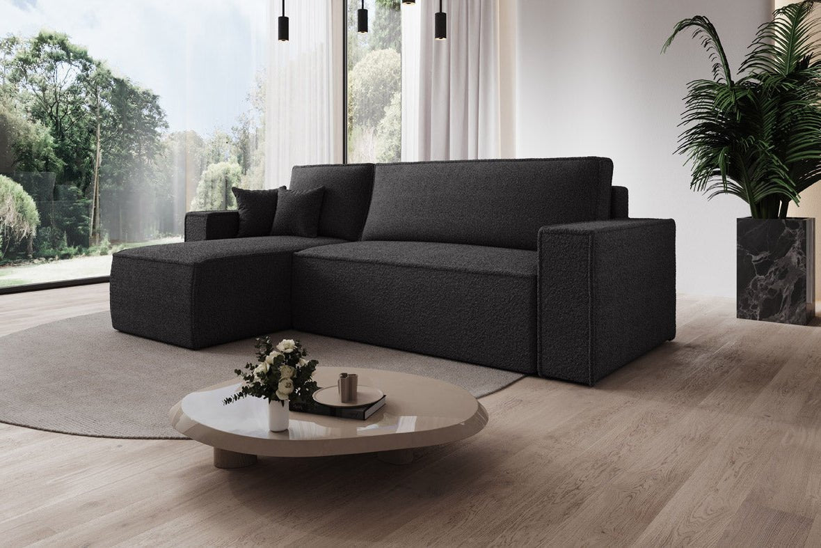 Designer Sofa Lorenzo Schlaffunktion und Stauraum aus Frrotte