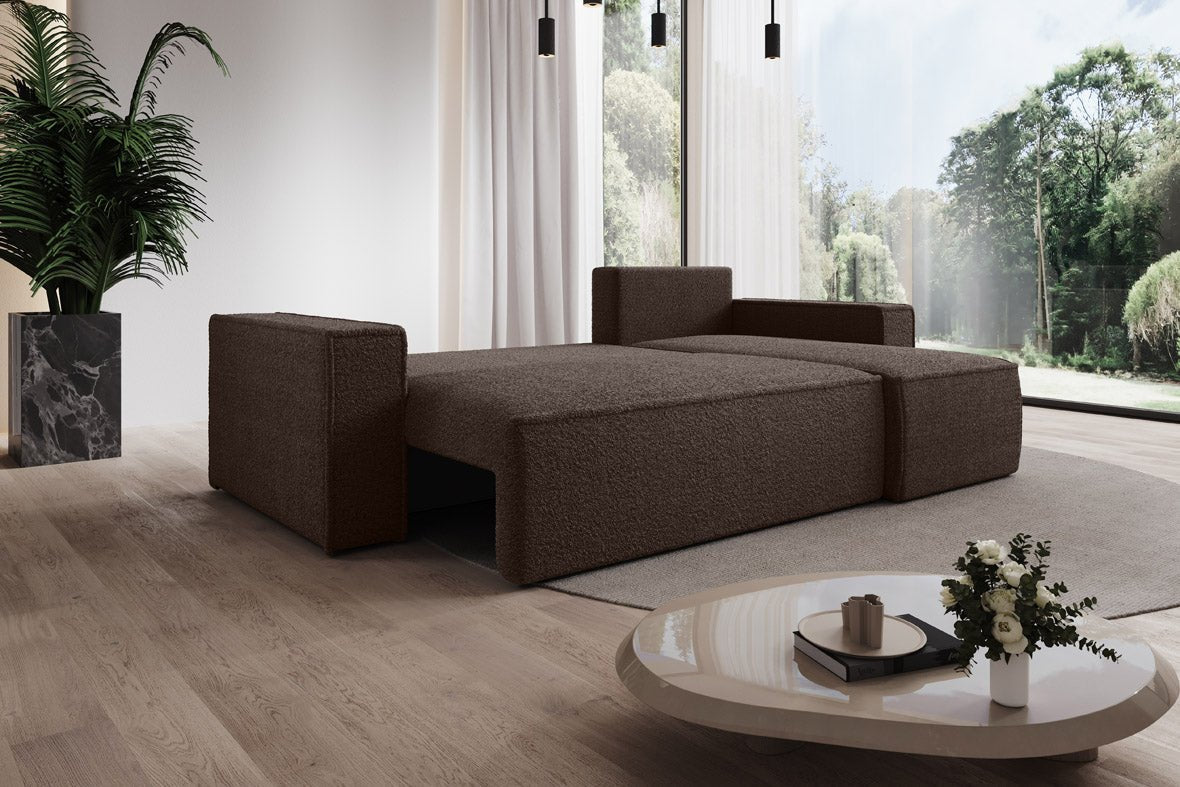 Designer Sofa Lorenzo Schlaffunktion und Stauraum aus Frrotte