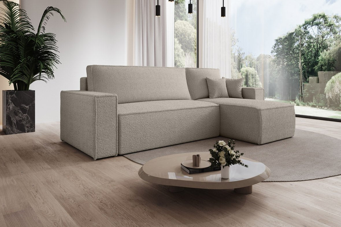 Designer Sofa Lorenzo Schlaffunktion und Stauraum aus Frrotte