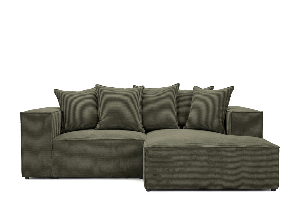 Designer Ecksofa Largo Mini in Cord