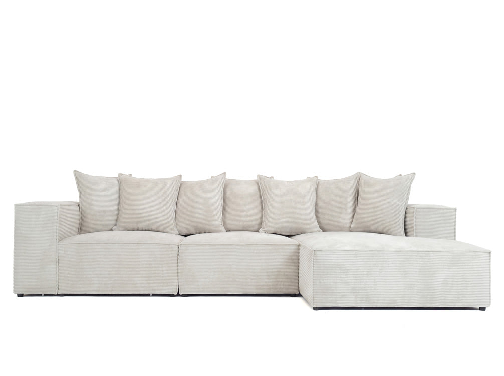 Designer Ecksofa Largo in Cord